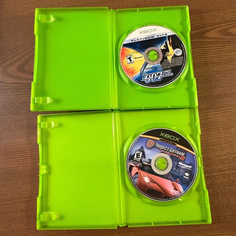 Microsoft Xbox Video Game Lot 5 Games Sneak King 007 PGR2 Ghost Recon 4 Fantasti